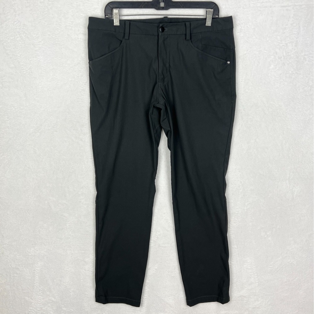Lululemon ABC Commission Pants Mens 34x30 Dark Gray Performance Stretch‎ Tapered
